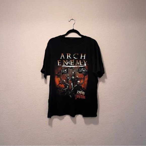 Arch Enemy Concert T Shirt Mens XL North America Tour 2011 Double Sided Black. - Picture 3 of 4
